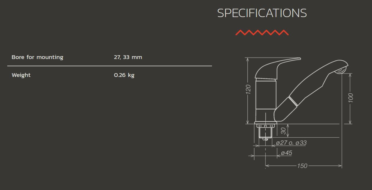 Reich Kama Single Lever Mixer Tap