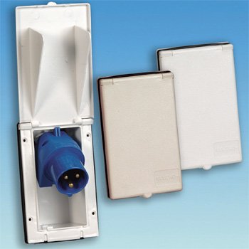 Mains Inlet Oblong White