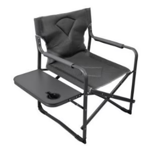 Via Mondo Padded Director Chair With Table Lightweight